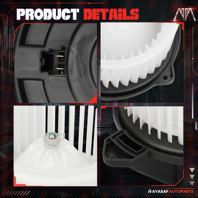 MAYASAF 700012 HVAC Blower Motor Assembly fit for Jeep 02-04 Grand Cherokee, for Dodge 02-08 Ram 1500, 03-08 Ram 2500/3500, 09-10 Ram 4500/5500 - Image 5